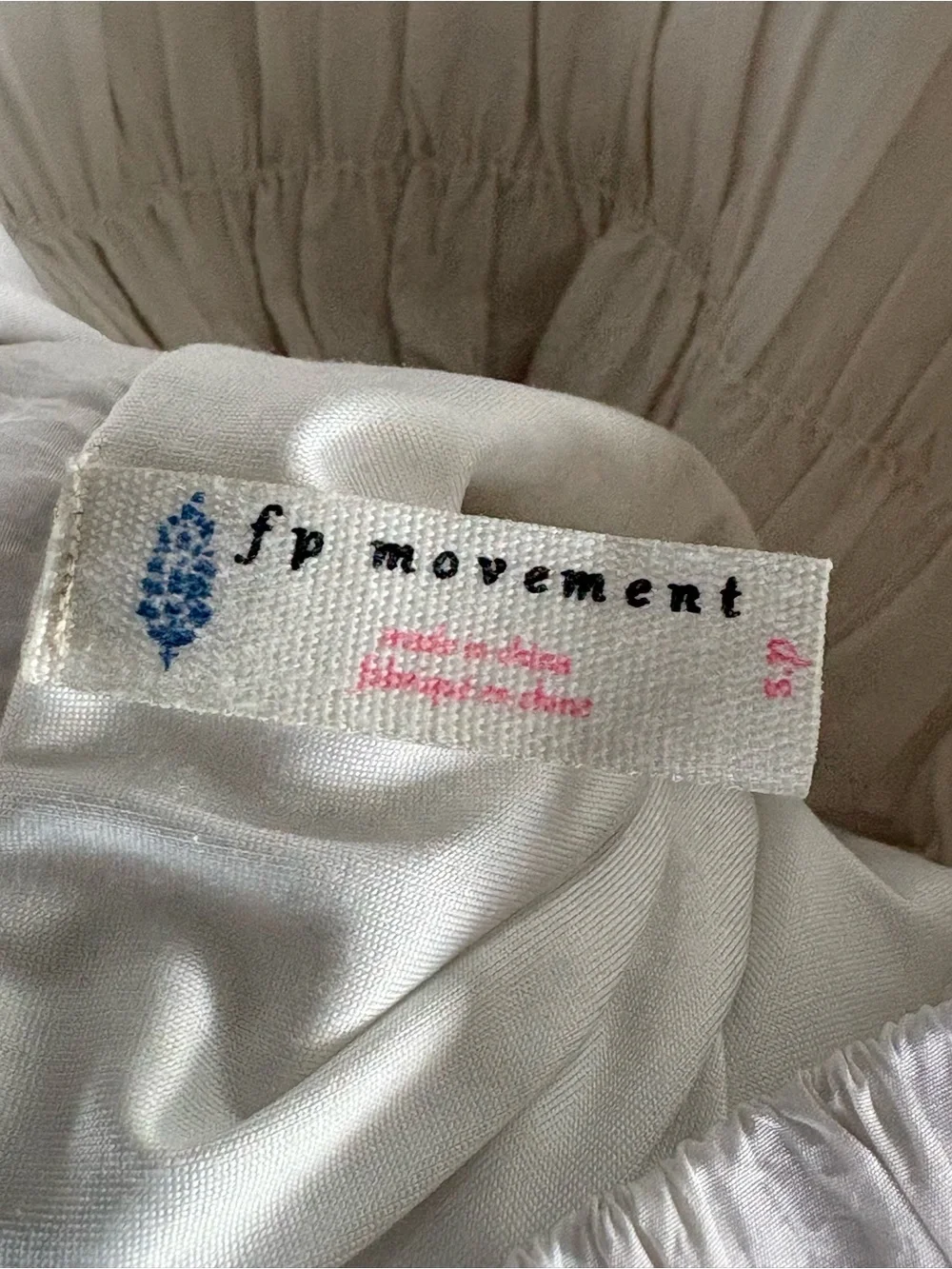 Free People Movement “The way home” white size small shorts